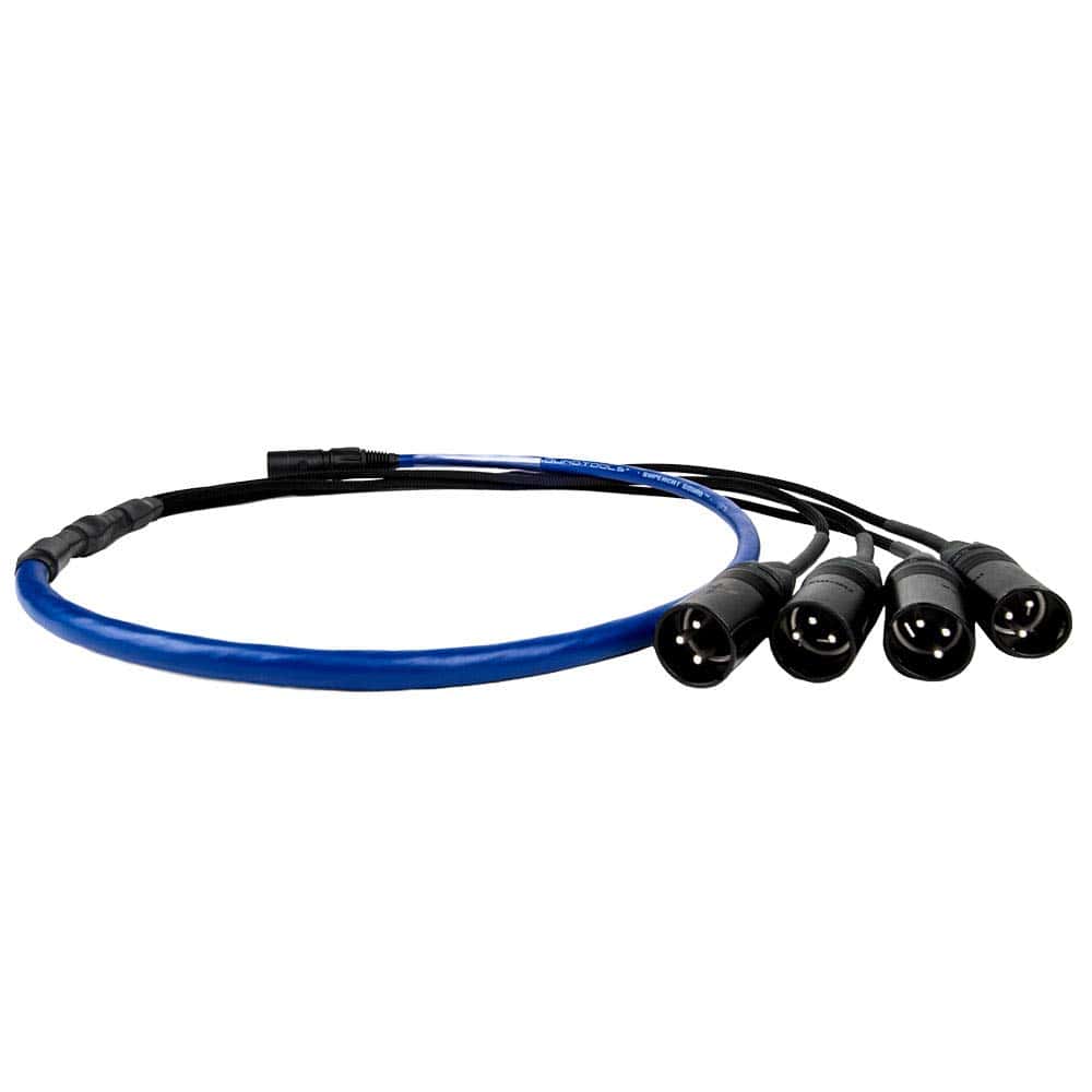 SuperCAT Sound Tails Male etherCON to Male Breakout XLR -