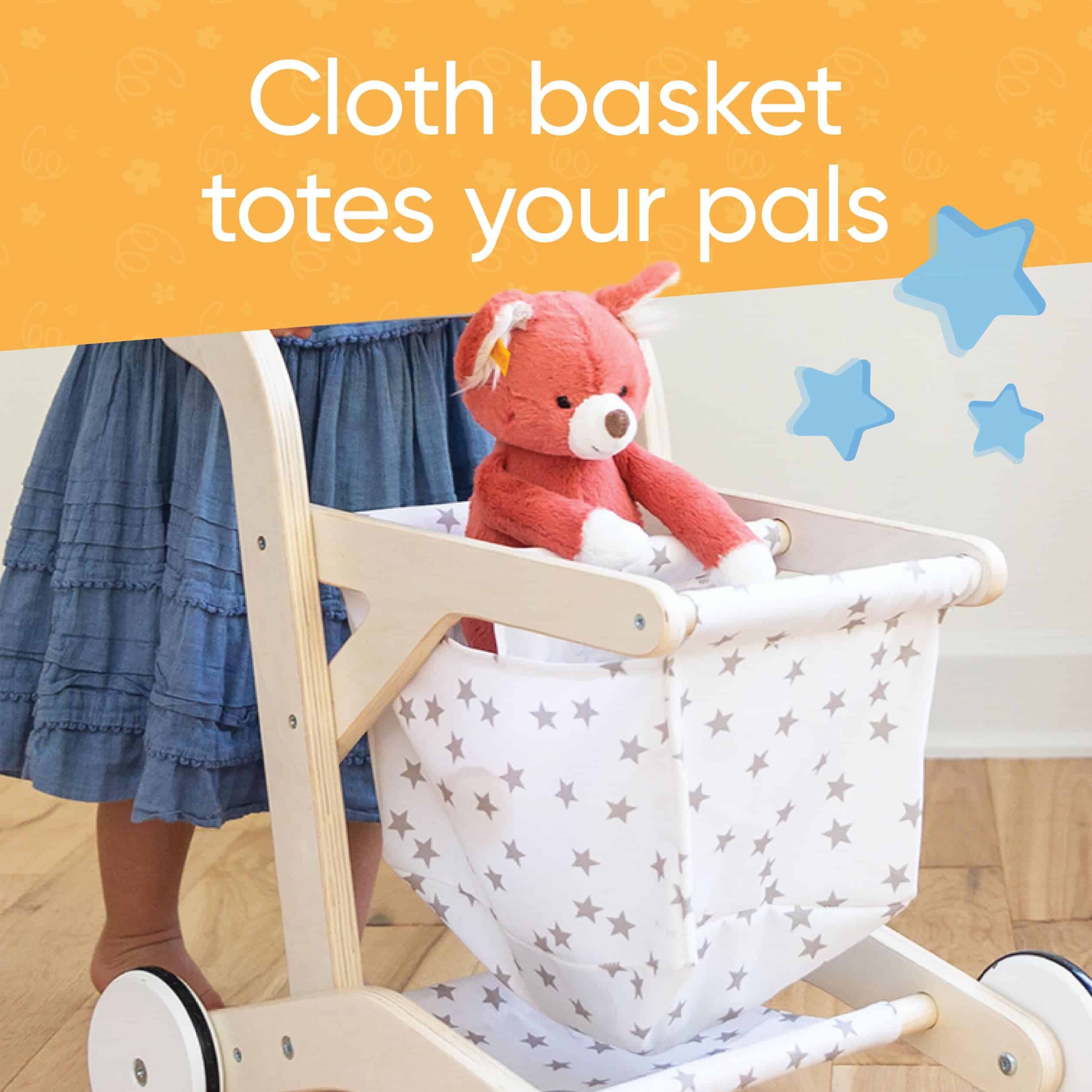 Carrito de Compras de Madera de HearthSong para Juego de - Imagen 6