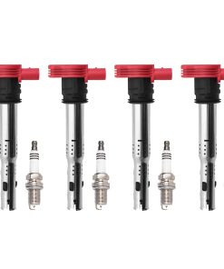 ENA Juego de 4 Bobinas de Encendido y Bujía de Platino