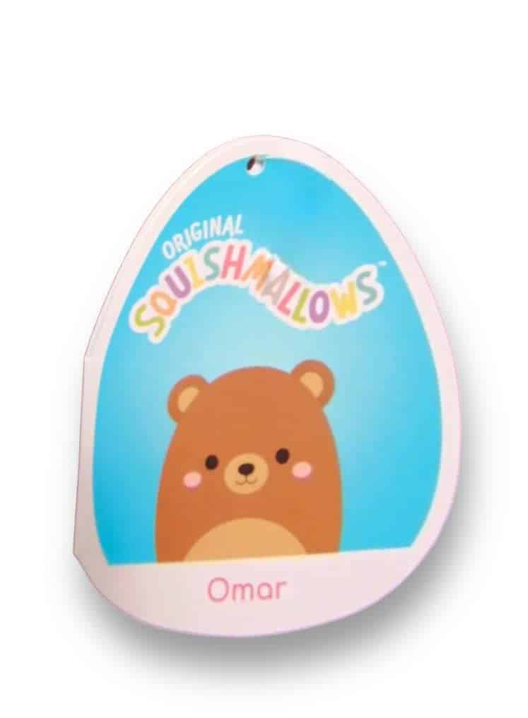 Peluche Oficial Squishmallows Kellytoy 8 Pulgadas (Omar Oso - Imagen 4