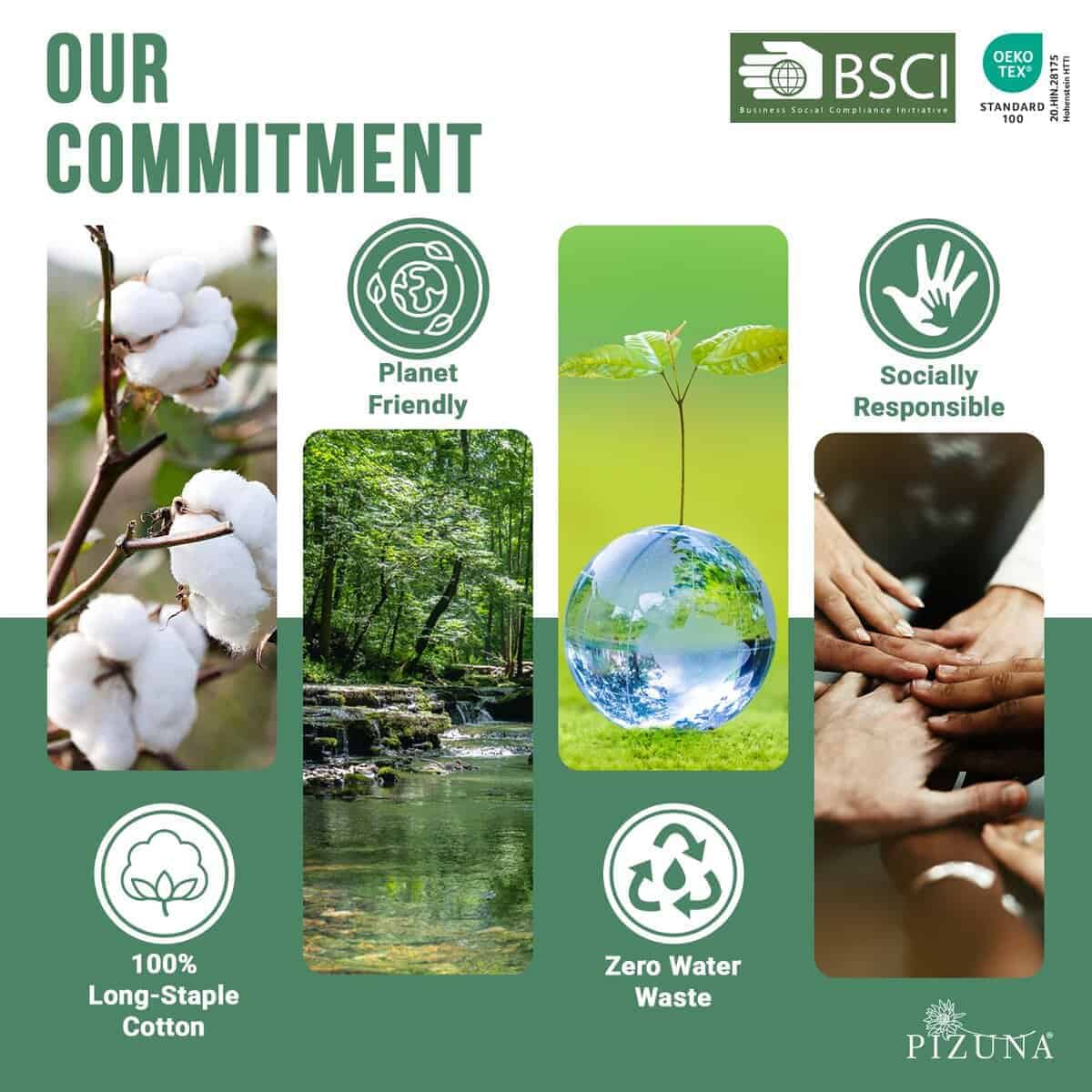 Sábana Plana Pizuna 100% Algodón King Blanco (1 pc), 600 - Imagen 6