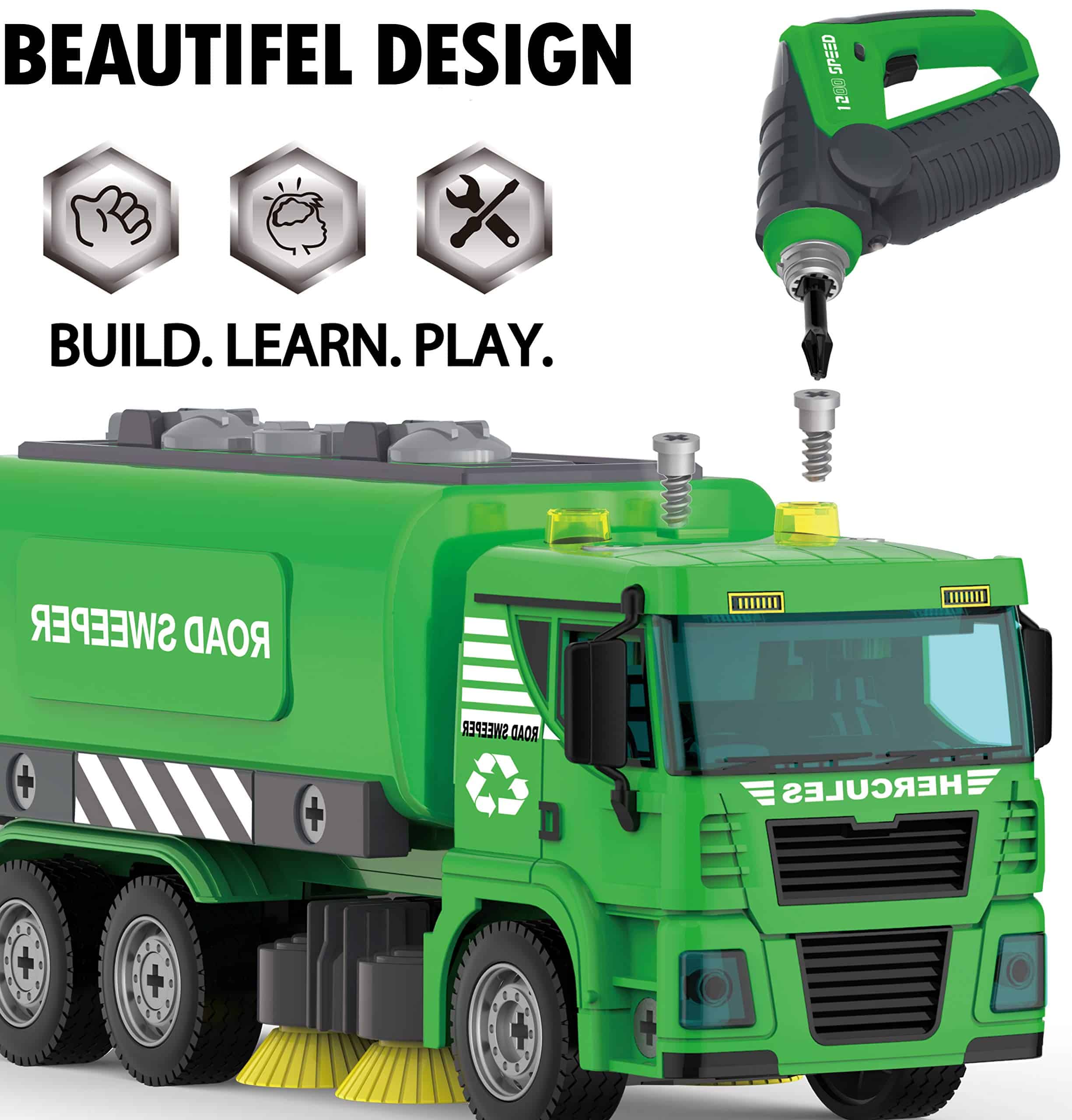 Juguete Barredora de Calles - 130 Pzs Juguete STEM de - Imagen 5