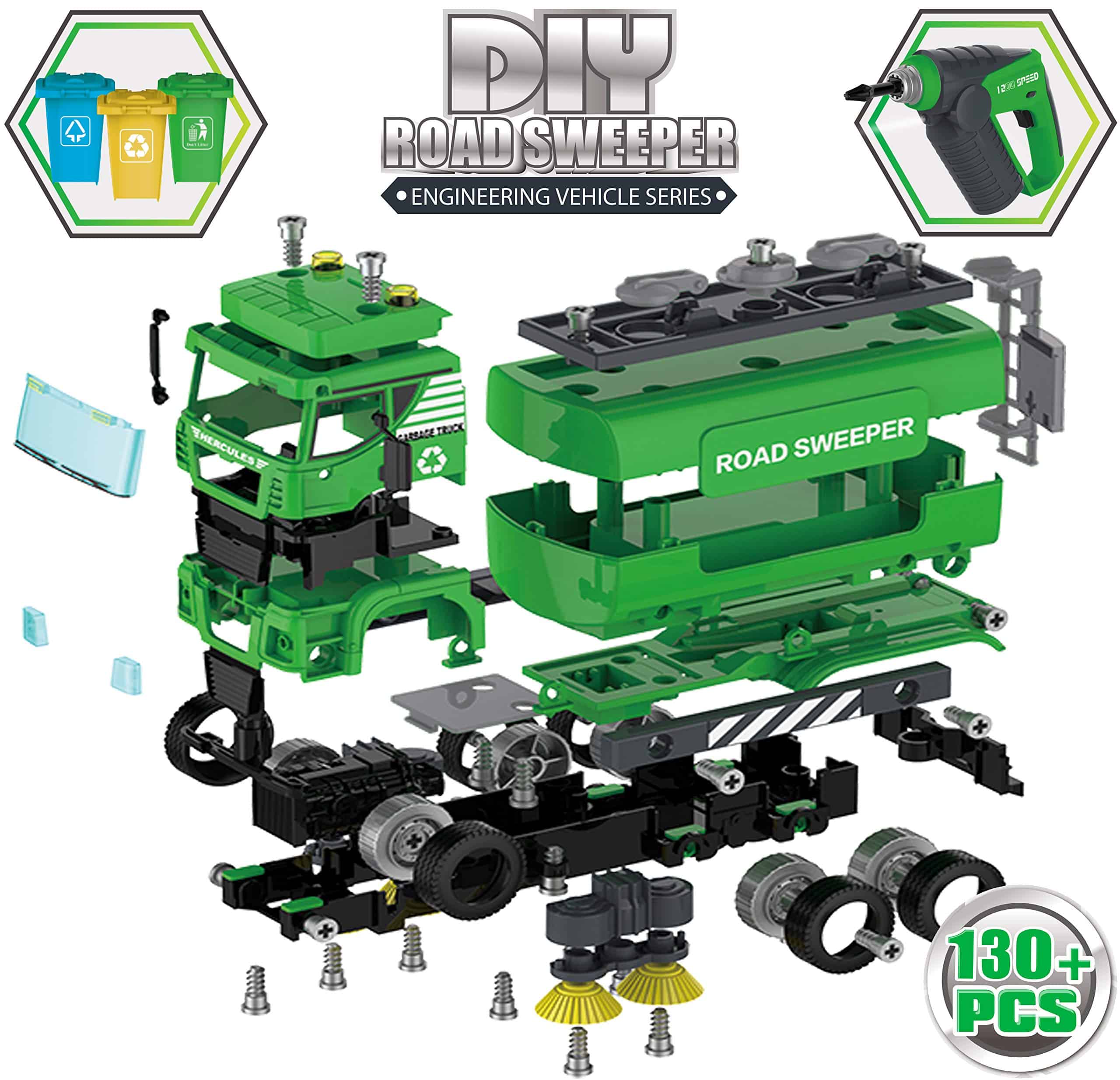 Juguete Barredora de Calles - 130 Pzs Juguete STEM de - Imagen 4