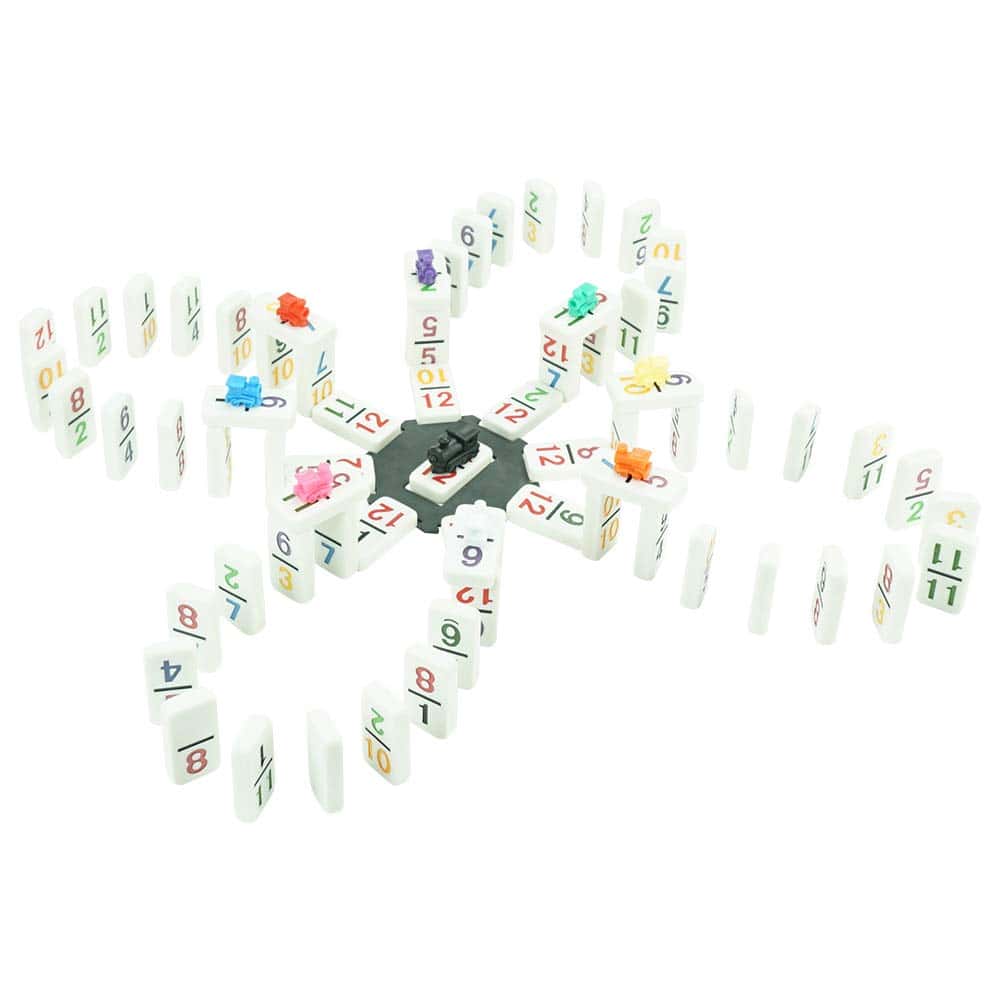 Juego de Dominó Mexicano de Doble 12 con 91 Fichas y Caja - Imagen 8