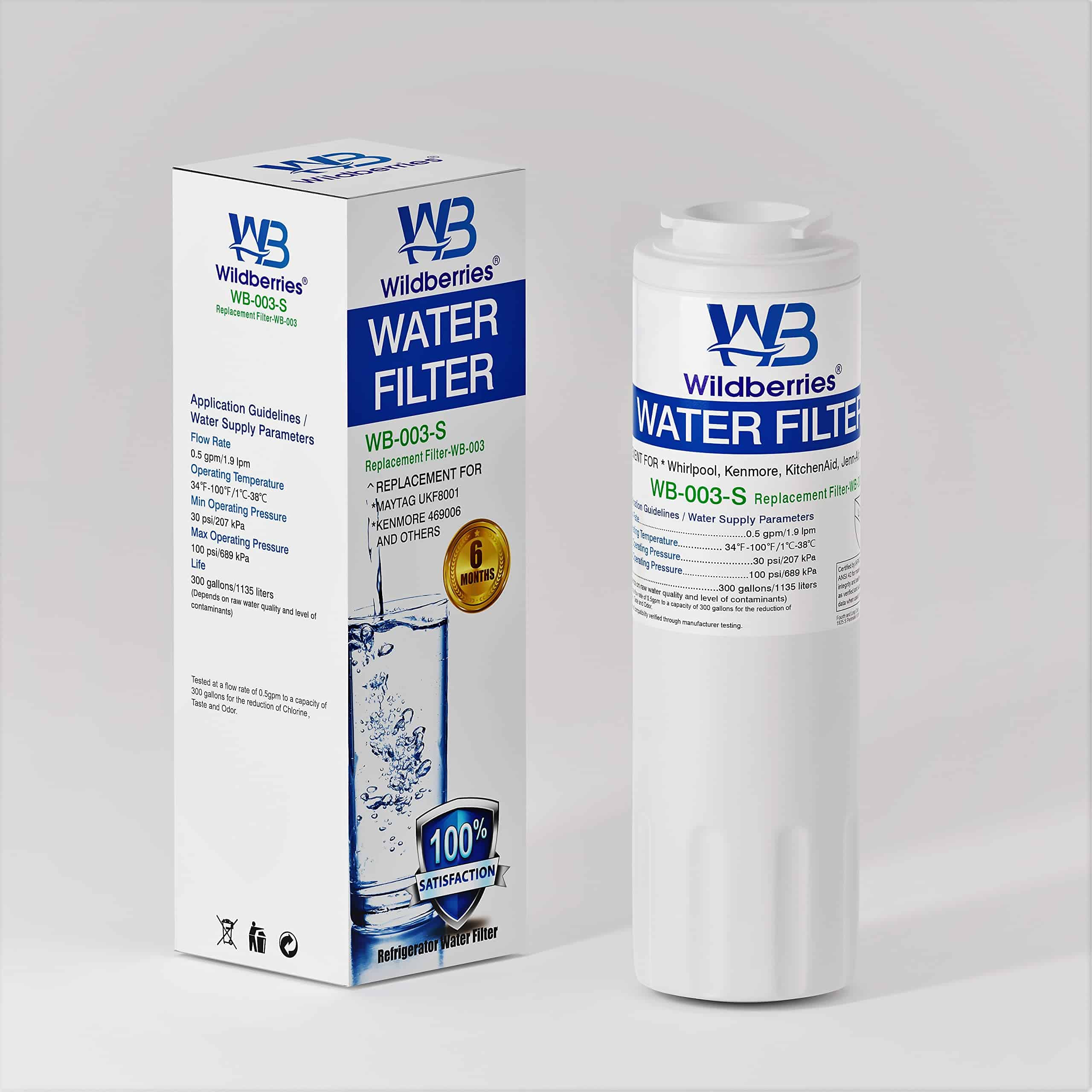 Wildberries UKF8001 Filtro de agua para refrigerador de