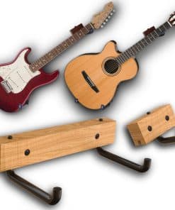 Soporte de pared para guitarra montado horizontalmente -