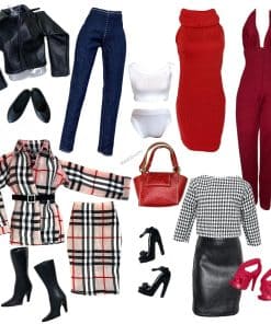 Conjunto de Ropa de Lujo para Muñeca de Moda de 11.5