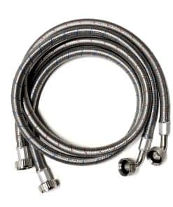 Paquete de 2 Mangueras de Lavadora Premium de Acero