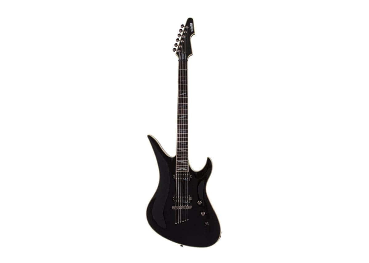 Guitarra Eléctrica Schecter Avenger Blackjack Gloss Black, - Imagen 4