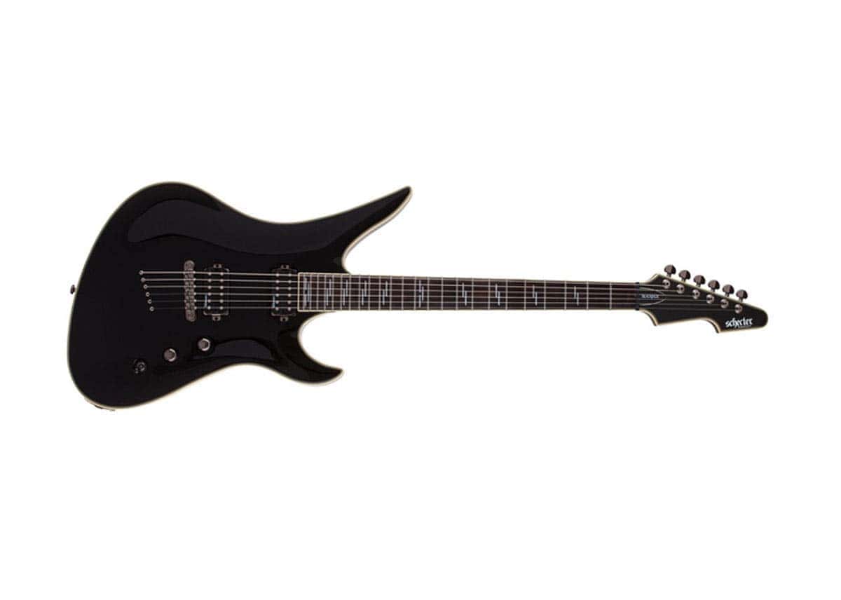 Guitarra Eléctrica Schecter Avenger Blackjack Gloss Black, - Imagen 3