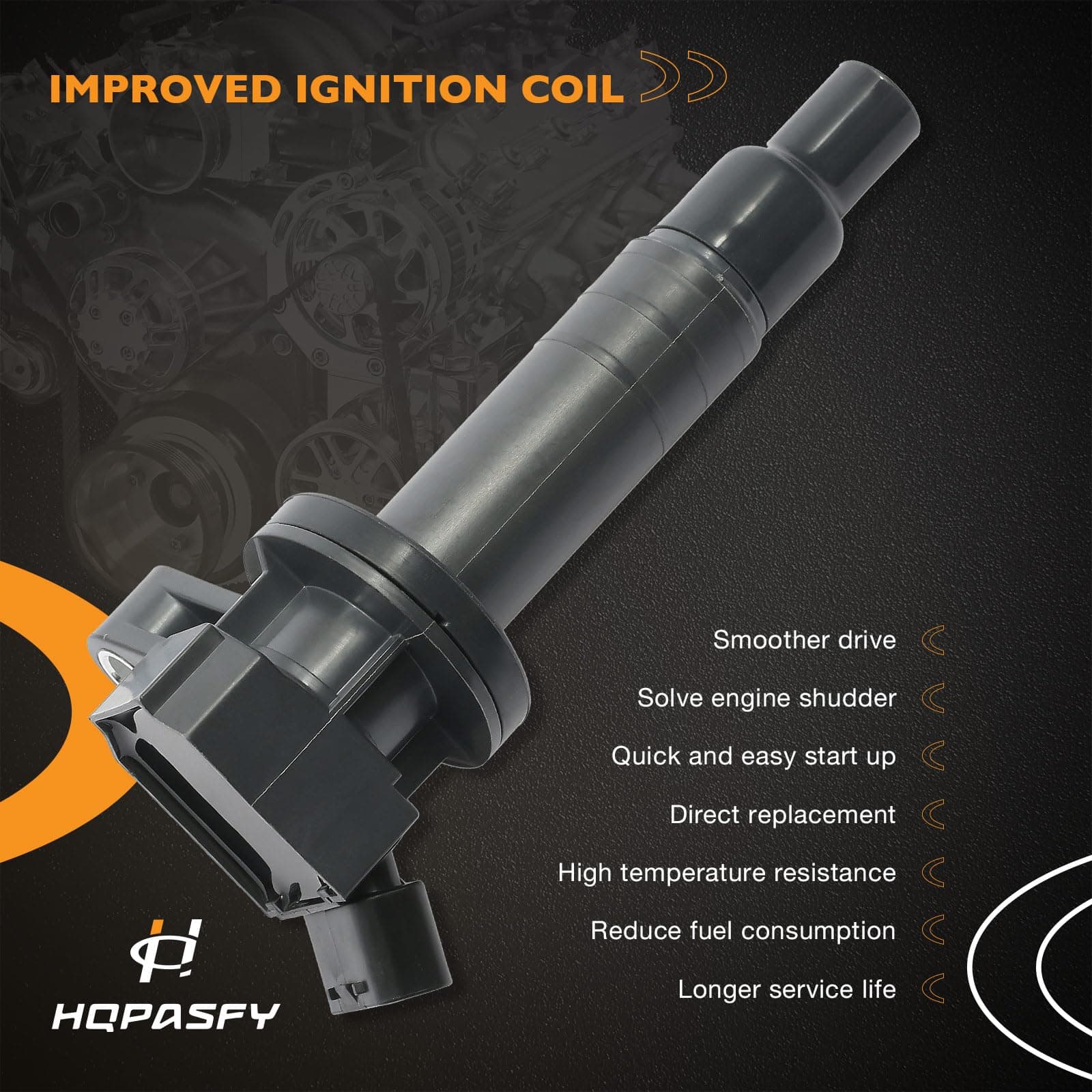 Conjunto de 4 bobinas de ignición compatibles con 1.8L L4 - Imagen 3