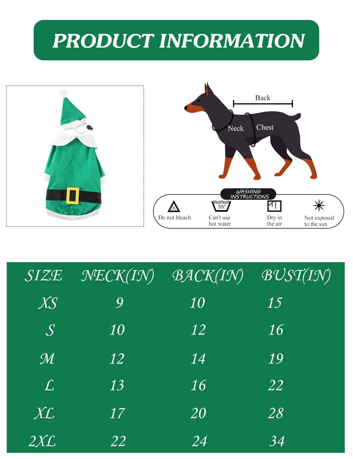 Camiseta de Navidad para Perro Impoosy con Sombrero - Imagen 4