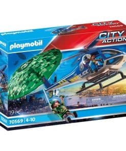 Playmobil Policía Búsqueda con Paracaídas