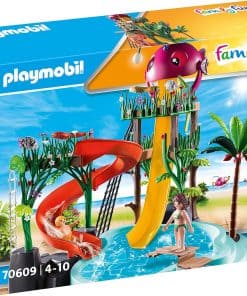 Parque Acuático Playmobil con Toboganes