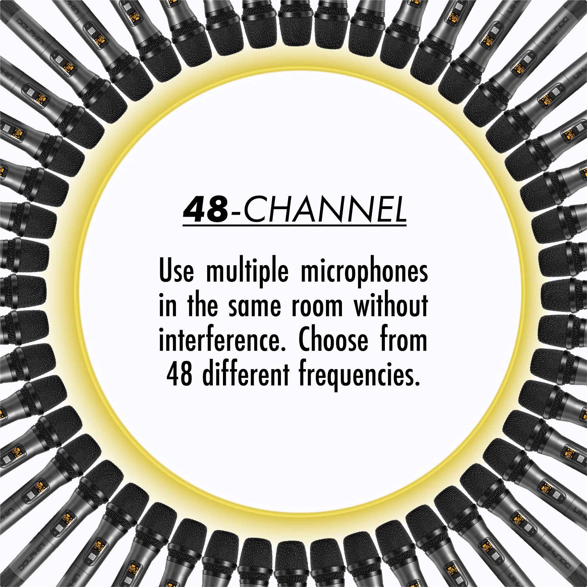 Micrófono inalámbrico por Dolphin, MCX10 Micrófono de - Imagen 6