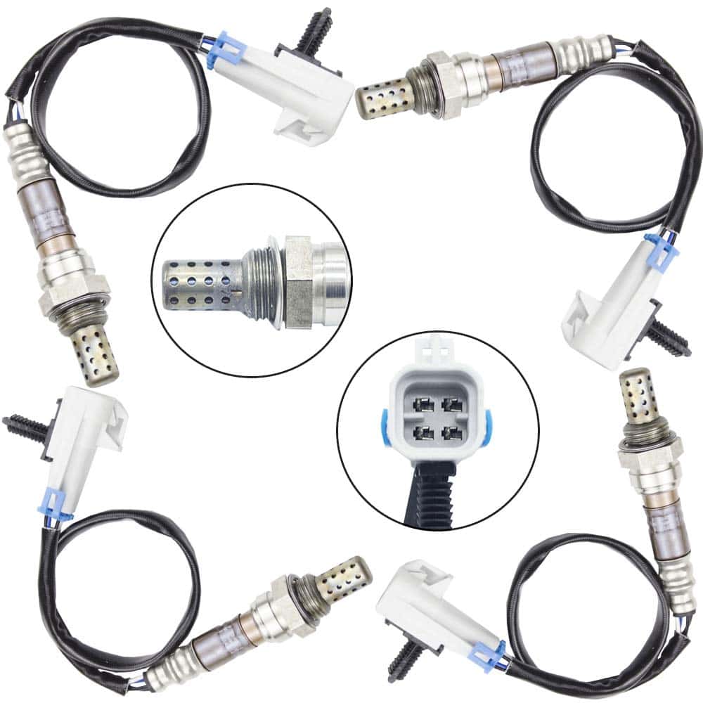 Conjunto de 4 Sensores de Oxígeno O2 para Chevy Silverado