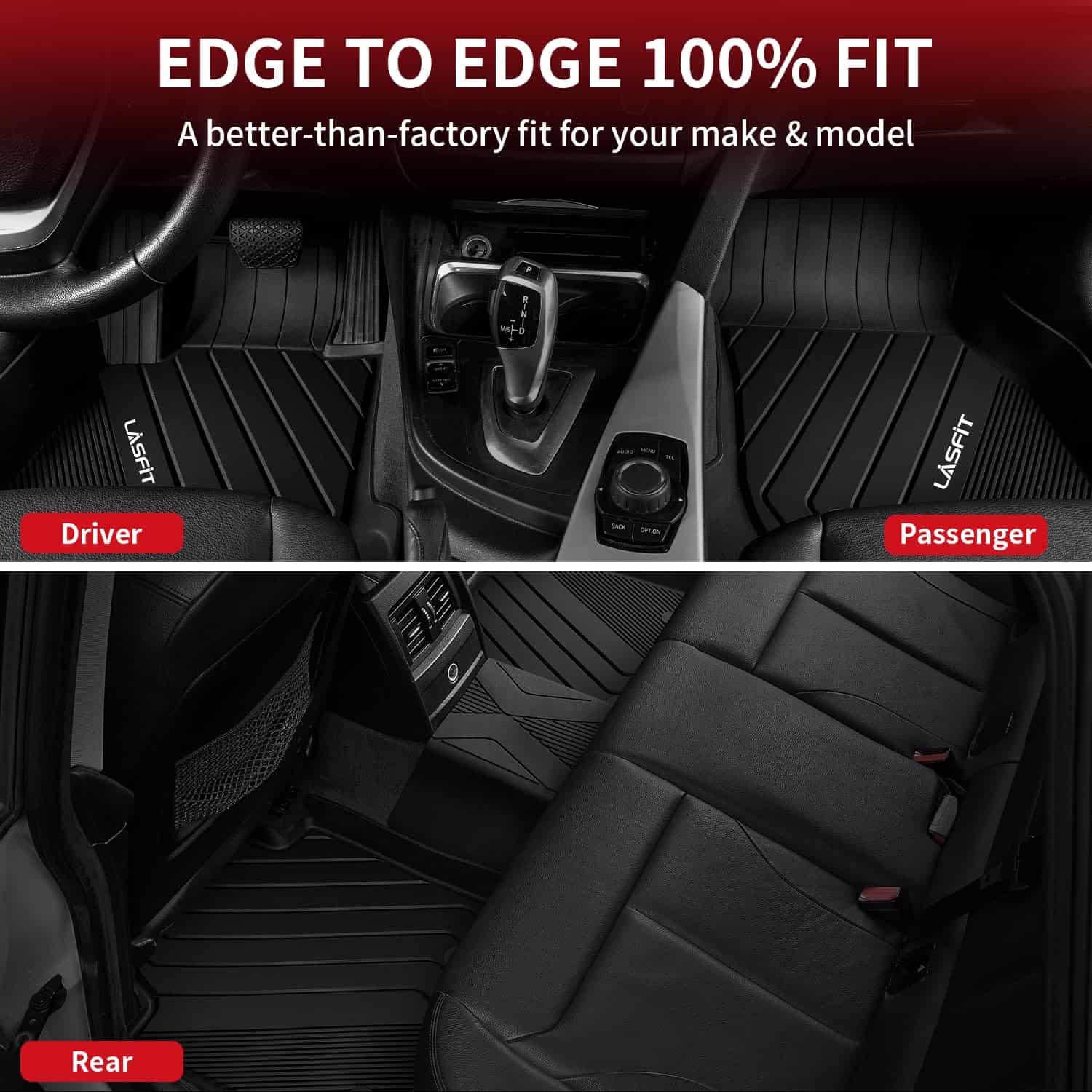 Tapetes para piso LASFIT para BMW X3 2018-2024 / BMW X4 - Imagen 10