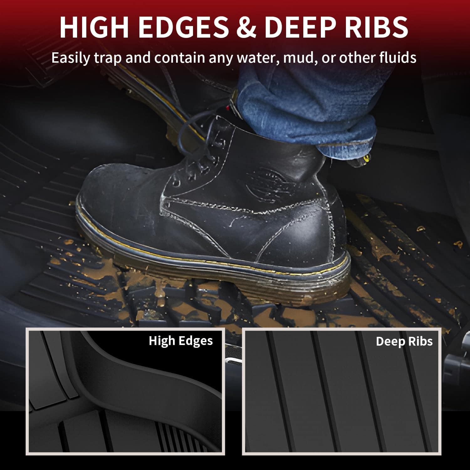 Tapetes para piso LASFIT para BMW X3 2018-2024 / BMW X4 - Imagen 4