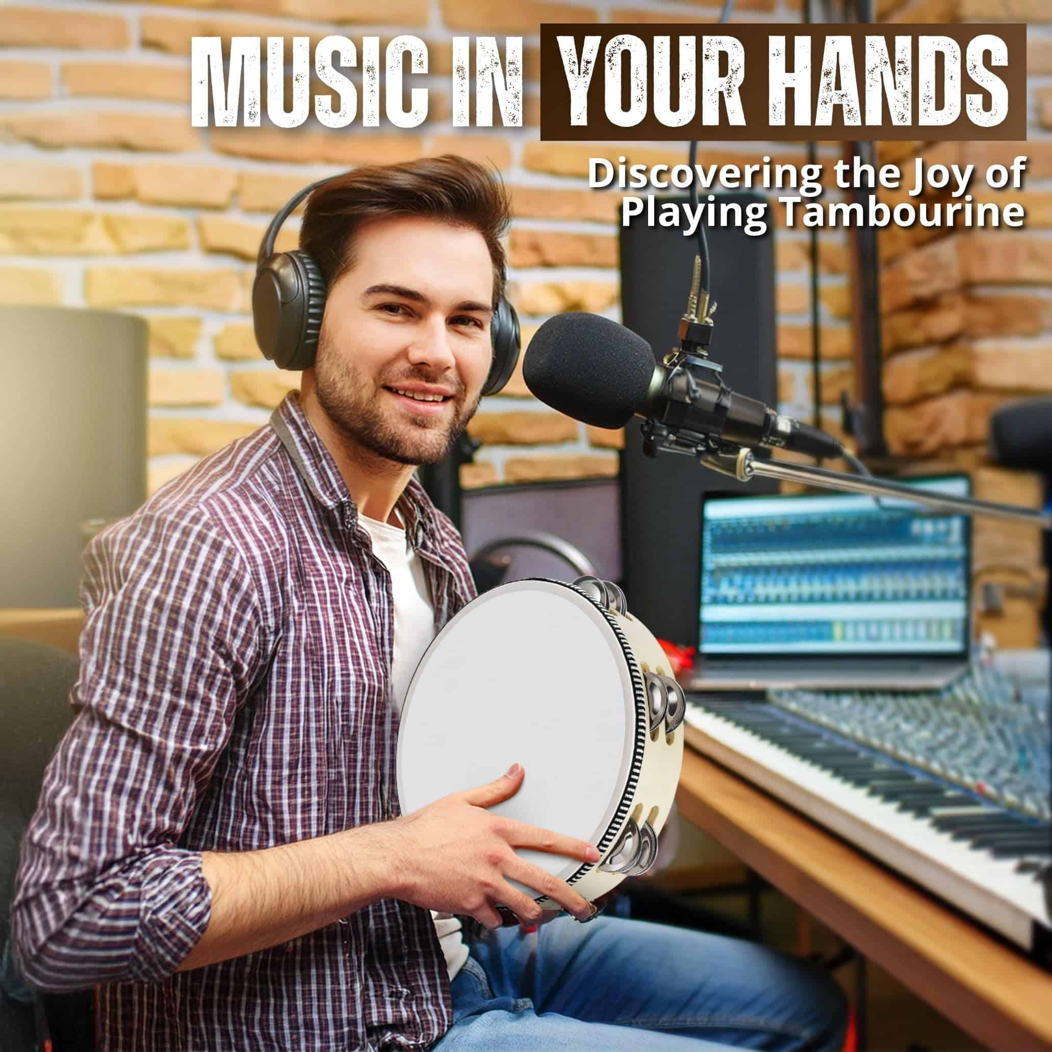 Tambor de mano de madera Flexzion (Paquete de 2) 8 pulgadas - Imagen 9