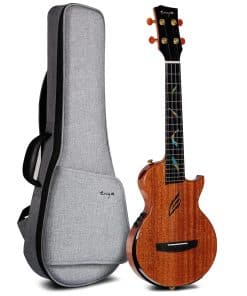 Ukelele Tenor Enya Todo de Caoba con Pastilla Acústica