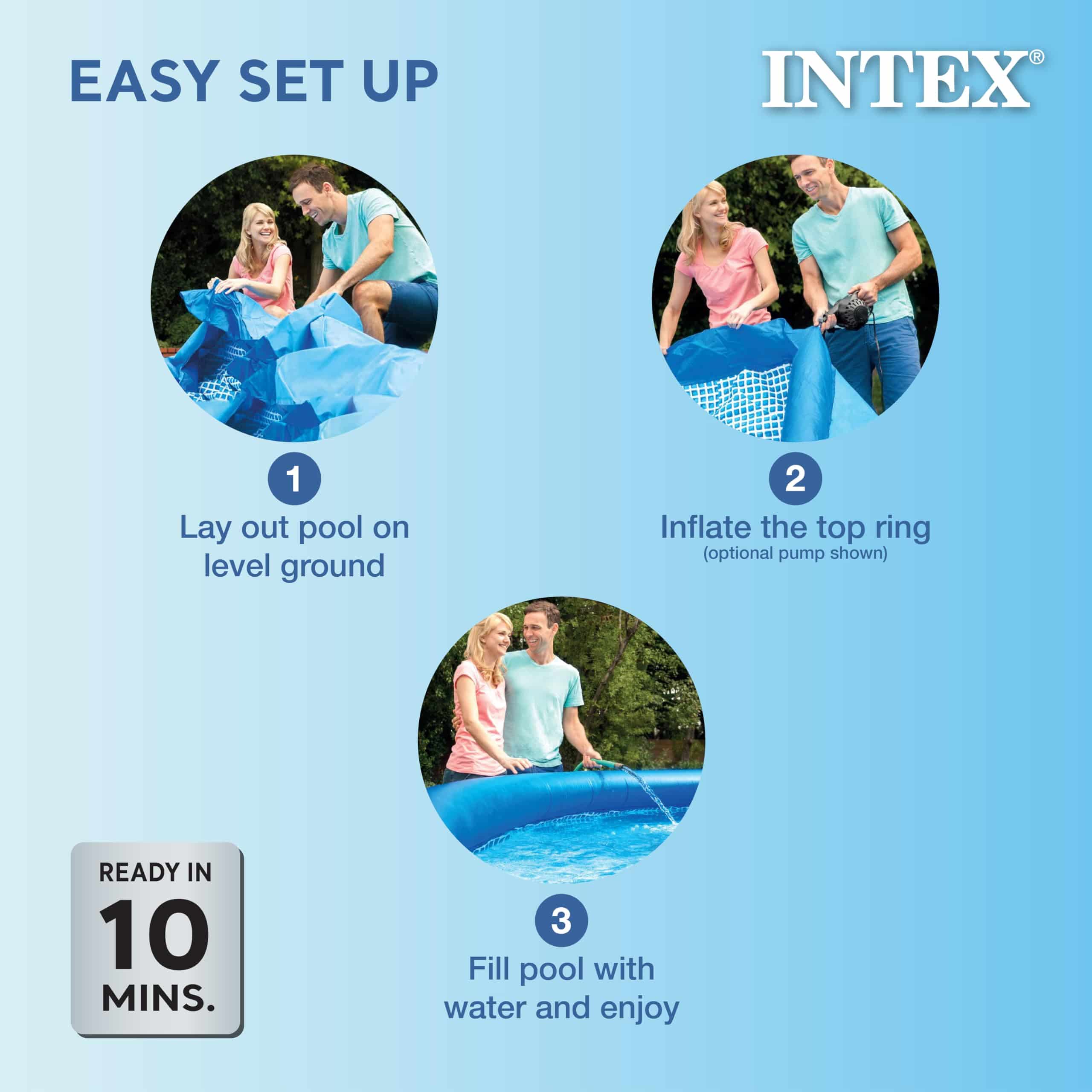 Piscina Inflable Intex 26100EH Happy Crab Easy Set: 6 pies - Imagen 6