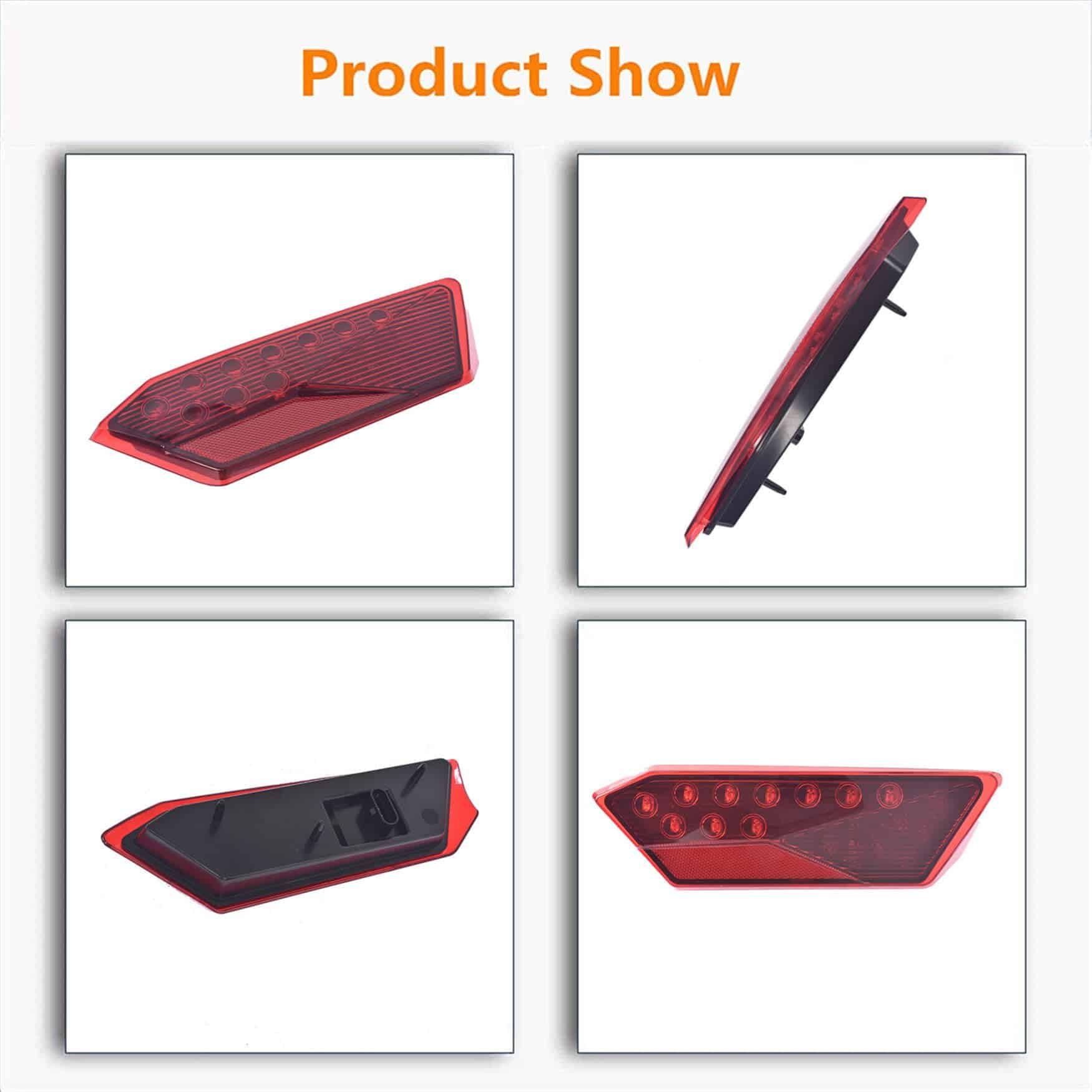 Par de Luz Trasera de Repuesto para Lámpara Roja para - Imagen 3