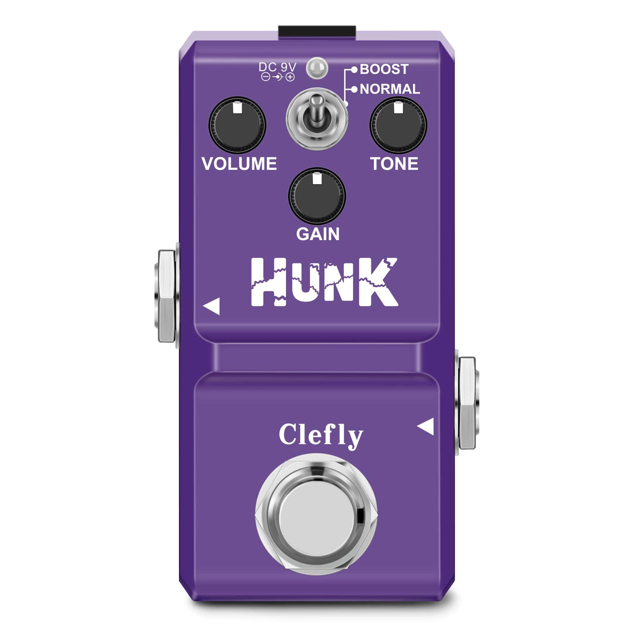 Pedal de Distorsión Clefly British Mini con Clásico Crunch