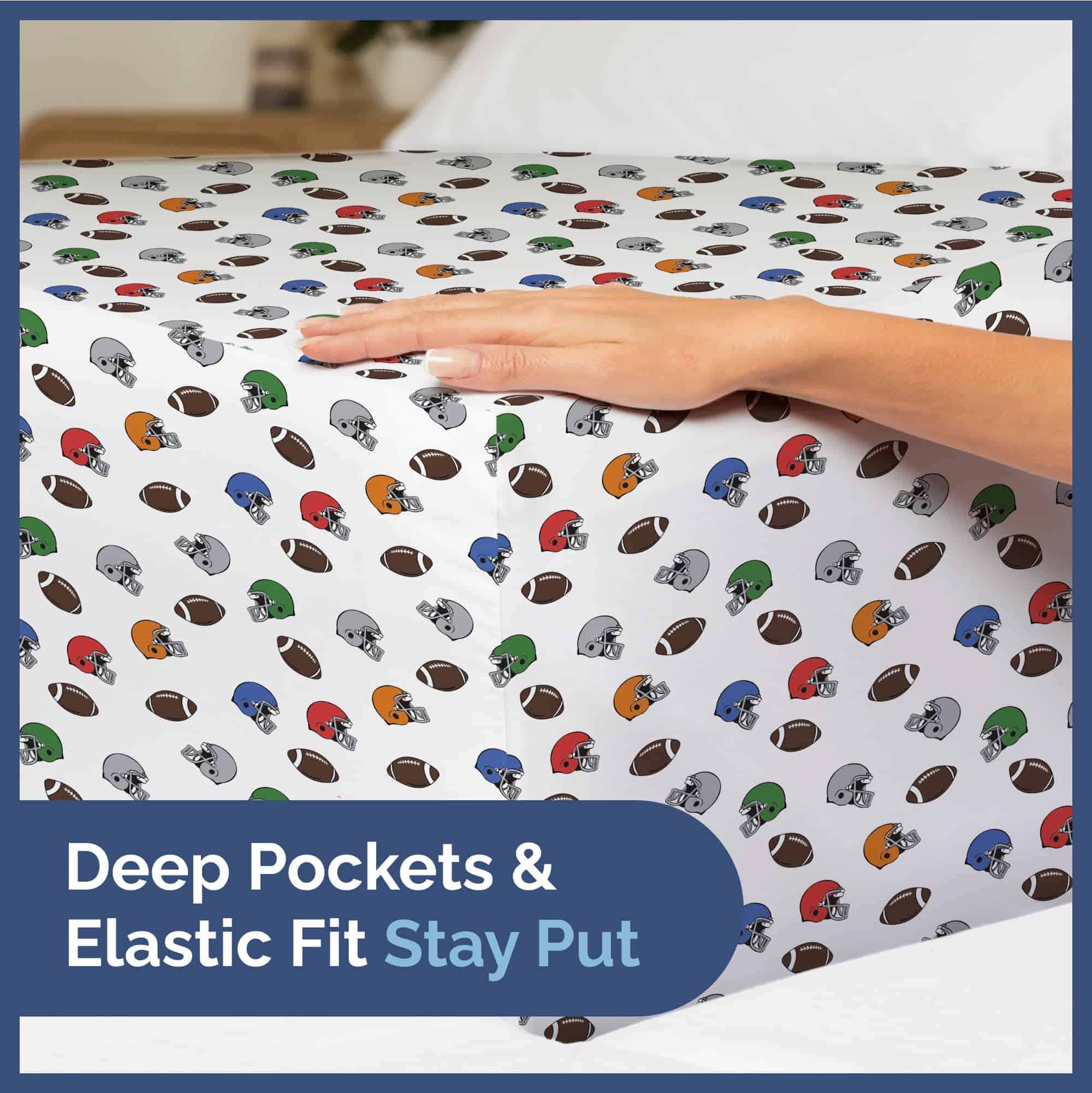 Juego de sábanas de fútbol para niños 4 piezas - Niños, - Imagen 7