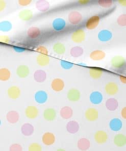 Juego de sábanas completo para niños de 4 -Multicolor Dots