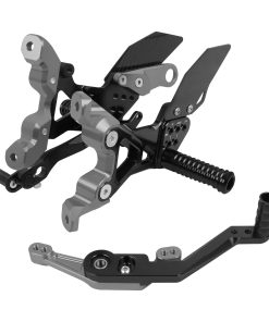 Worldmotop Motocicleta Footpegs Rearsets CNC Reposapies
