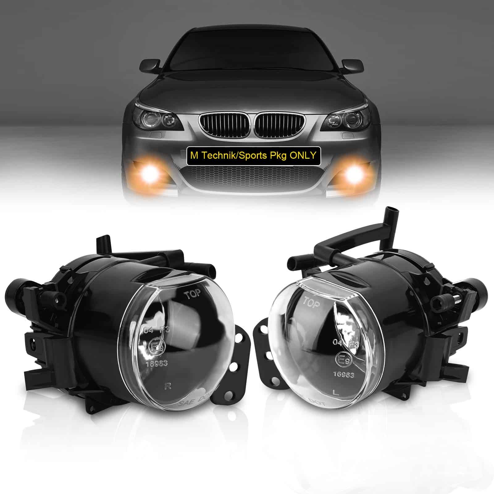 Luces de Niebla TangMiGe para 2004-2010 BMW 5 Series (E60