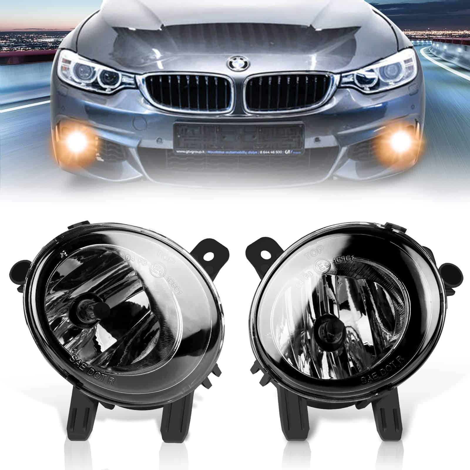 Luces de niebla TangMiGe para 2012-2014 BMW 2 Series (F22,