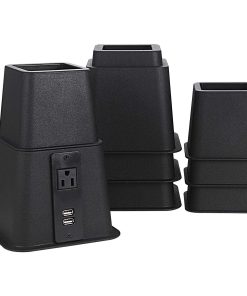 Elevadores de Cama Butizone con Enchufe y Puertos USB,