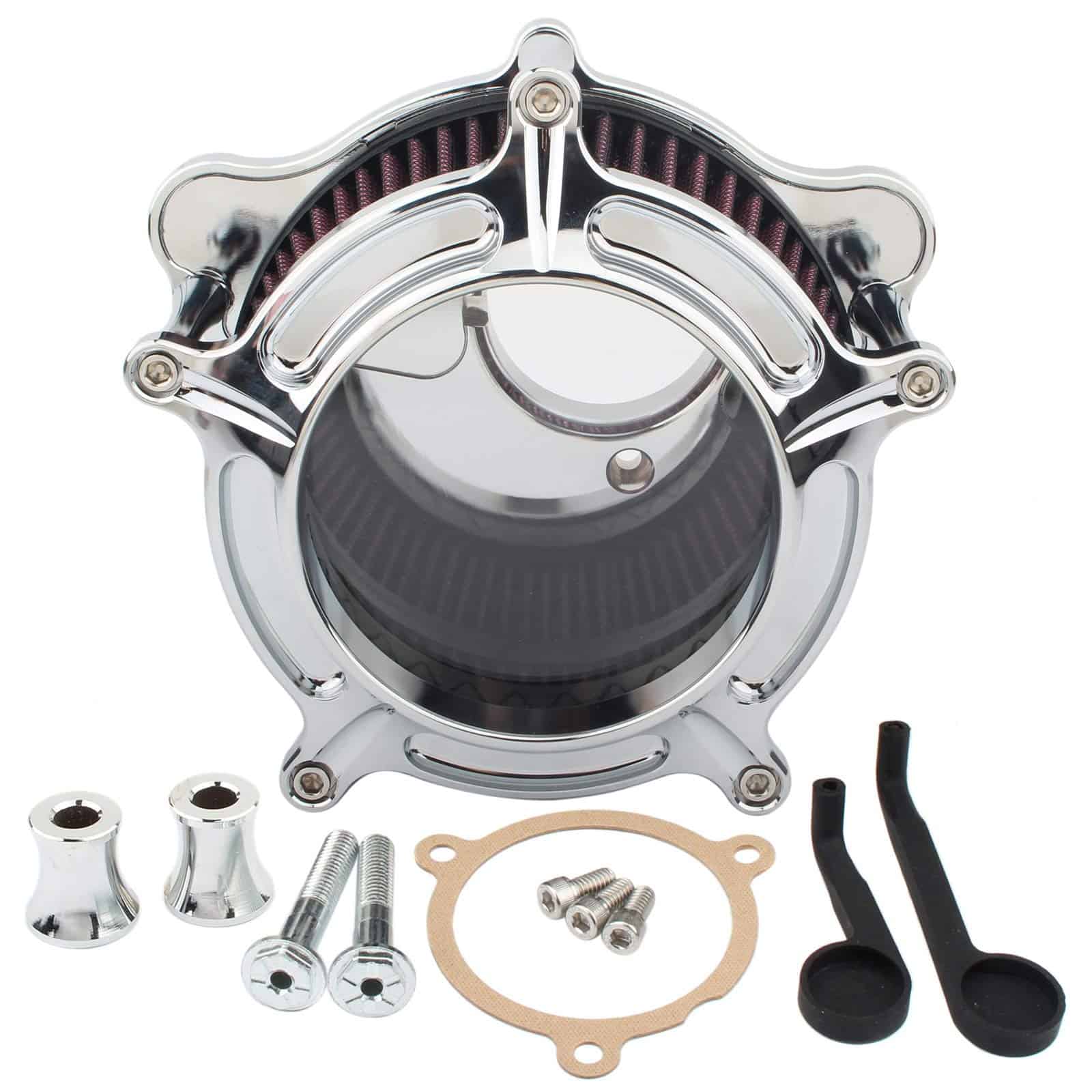 Filtro de Aire de Sistema de Admisión Kit Cromado para - Imagen 3