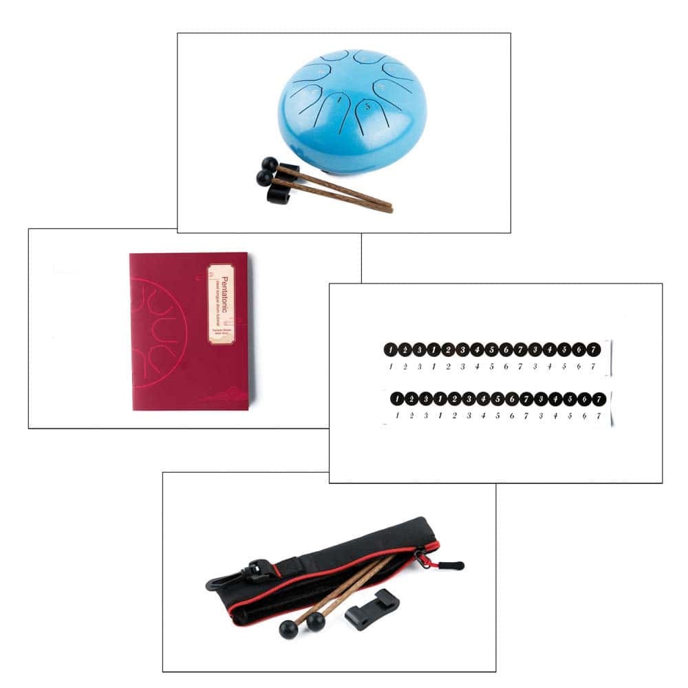 Instrumento Musical Tambor de Lengua de Acero - 6 Pulgadas - Imagen 7