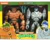 NECA Teenage Mutant Ninja Turtles Traag and Granitor 7"