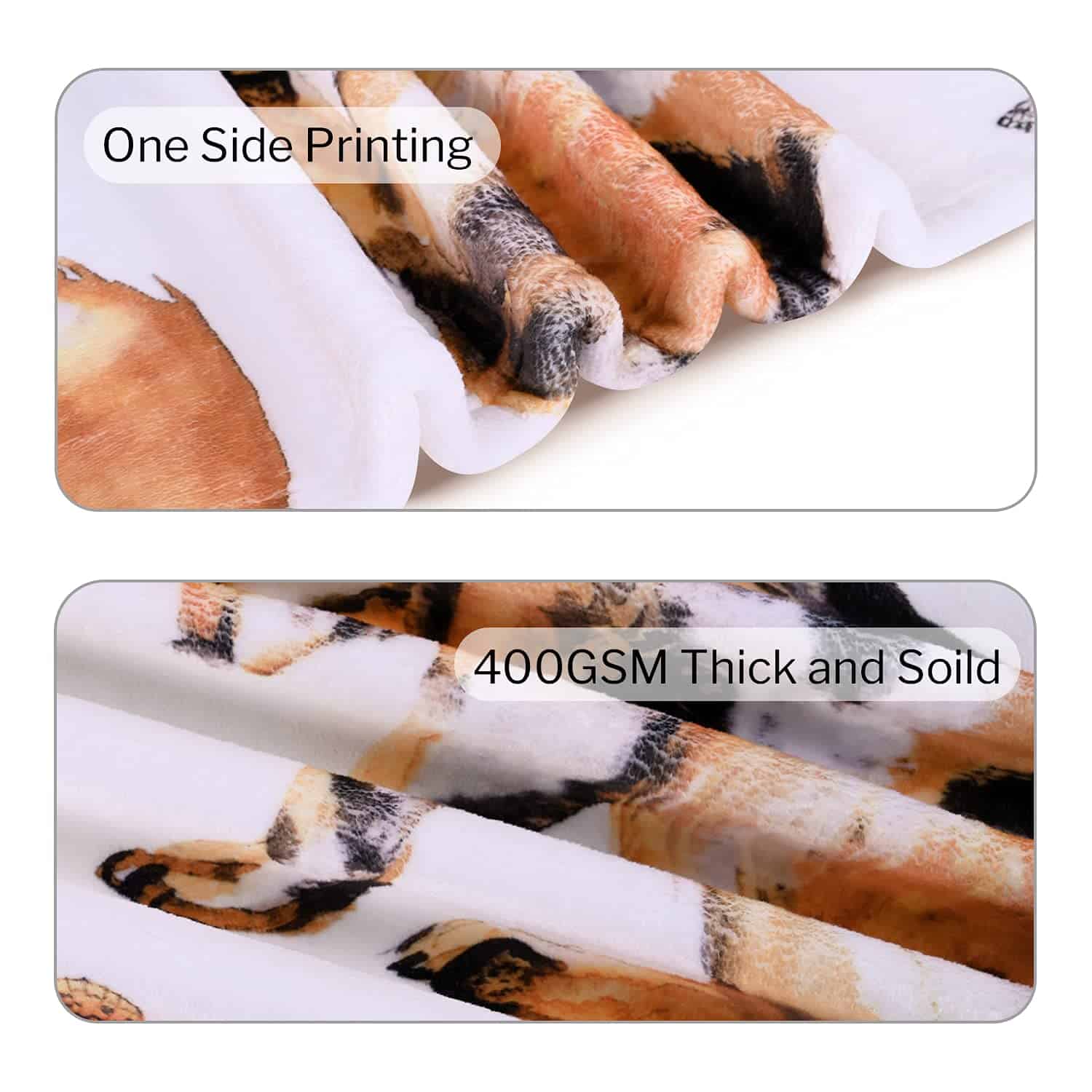 Manta de tela de gato RosieLily - Felpa peluda de polar - Imagen 6