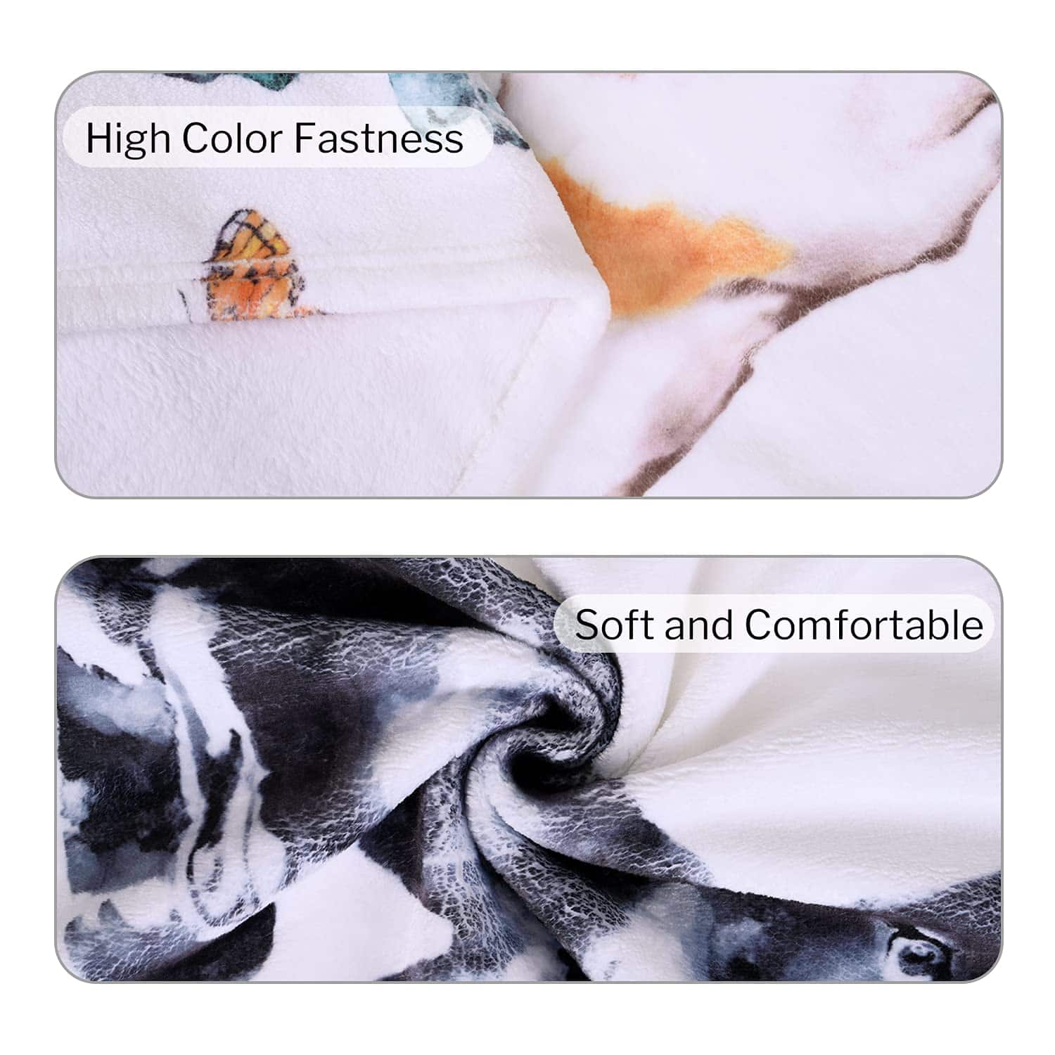 Manta de tela de gato RosieLily - Felpa peluda de polar - Imagen 5