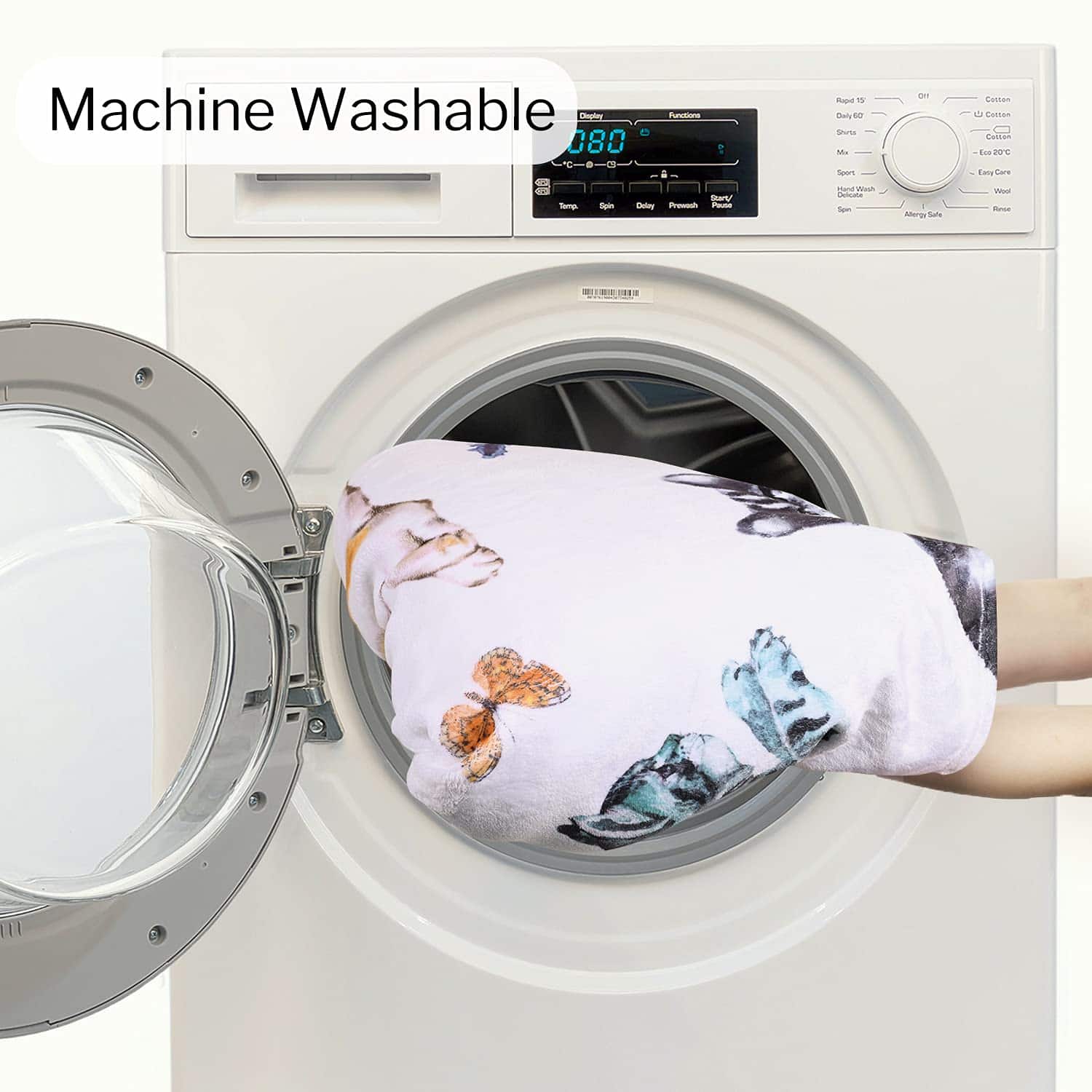 Manta de tela de gato RosieLily - Felpa peluda de polar - Imagen 8