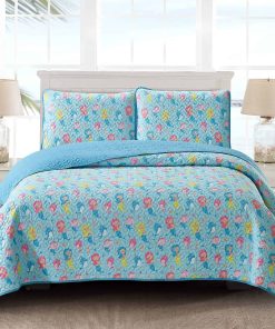 Juego de Colcha Universal Home Fashions Mermaids & Friends