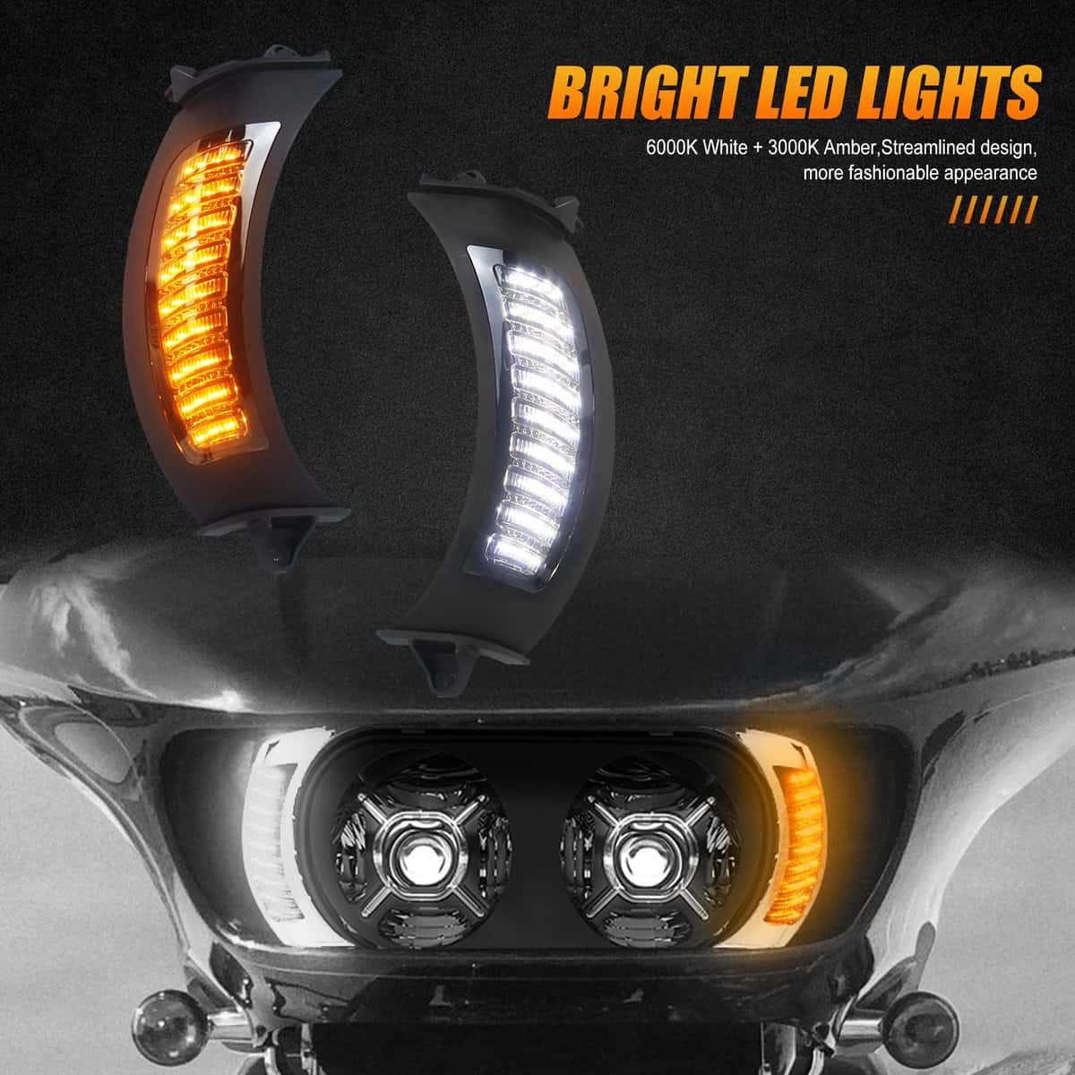 Luces direccionales para Road Glide Motocicletas Luces - Imagen 8