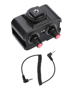 Mezclador de Cámara Adaptador de Audio Universal de 2