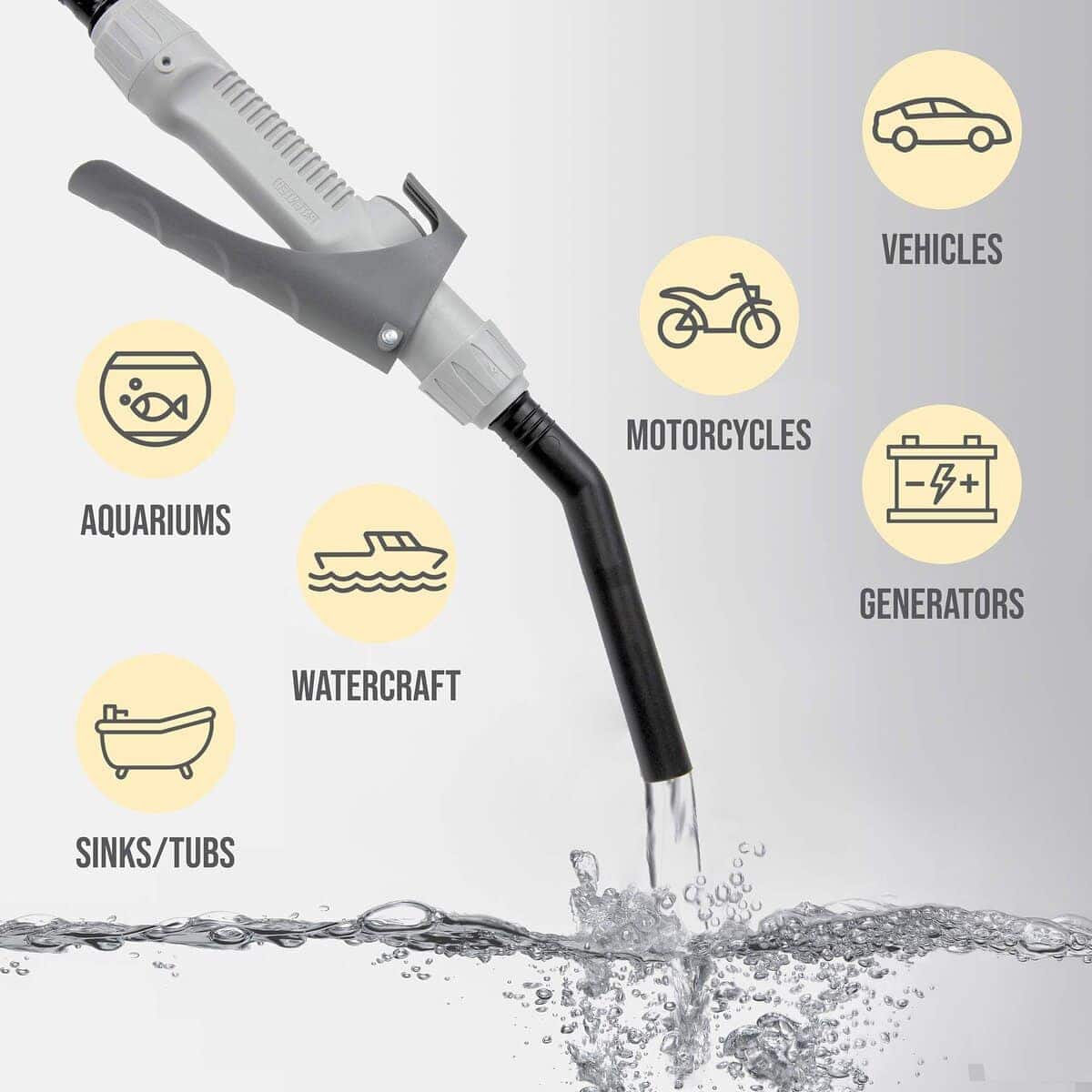 Bomba de transferencia automática DEWAY con boquilla para - Imagen 5