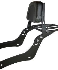 Respaldo Sissy Bar con Portaequipajes y Almohadilla Cómoda