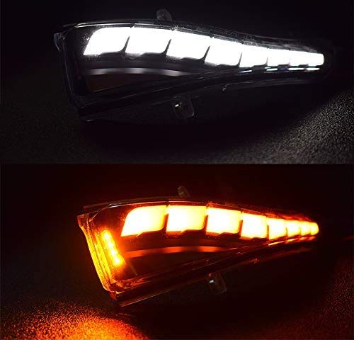 Espejo retrovisor LED versión negra GeeGee con intermitente - Imagen 6