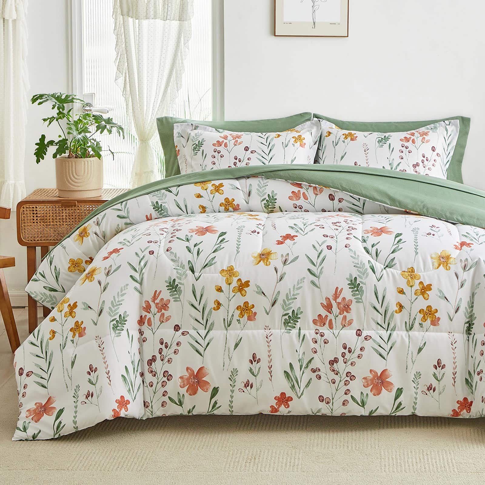 AIKASY Juego de Cama 6 Piezas Tamaño Twin - Estampado - Imagen 4