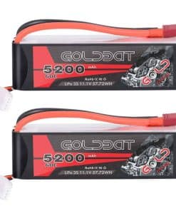 Batería LiPo GOLDBAT 5200mAh 3S 60C 11.1V LiPo RC Corta con
