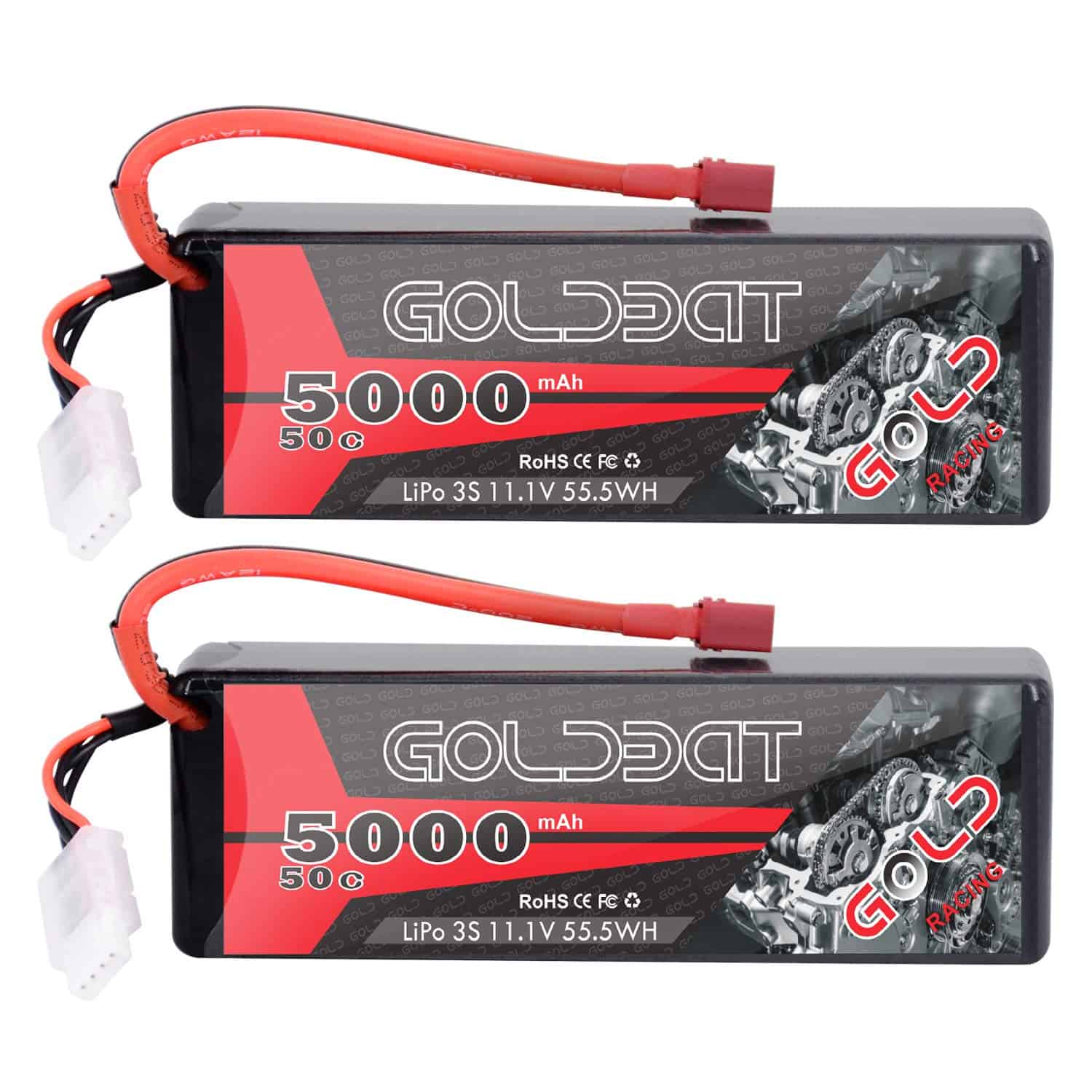 GOLDBAT 11.1V 5000mAh 3S 50C Batería Lipo RC Pack con