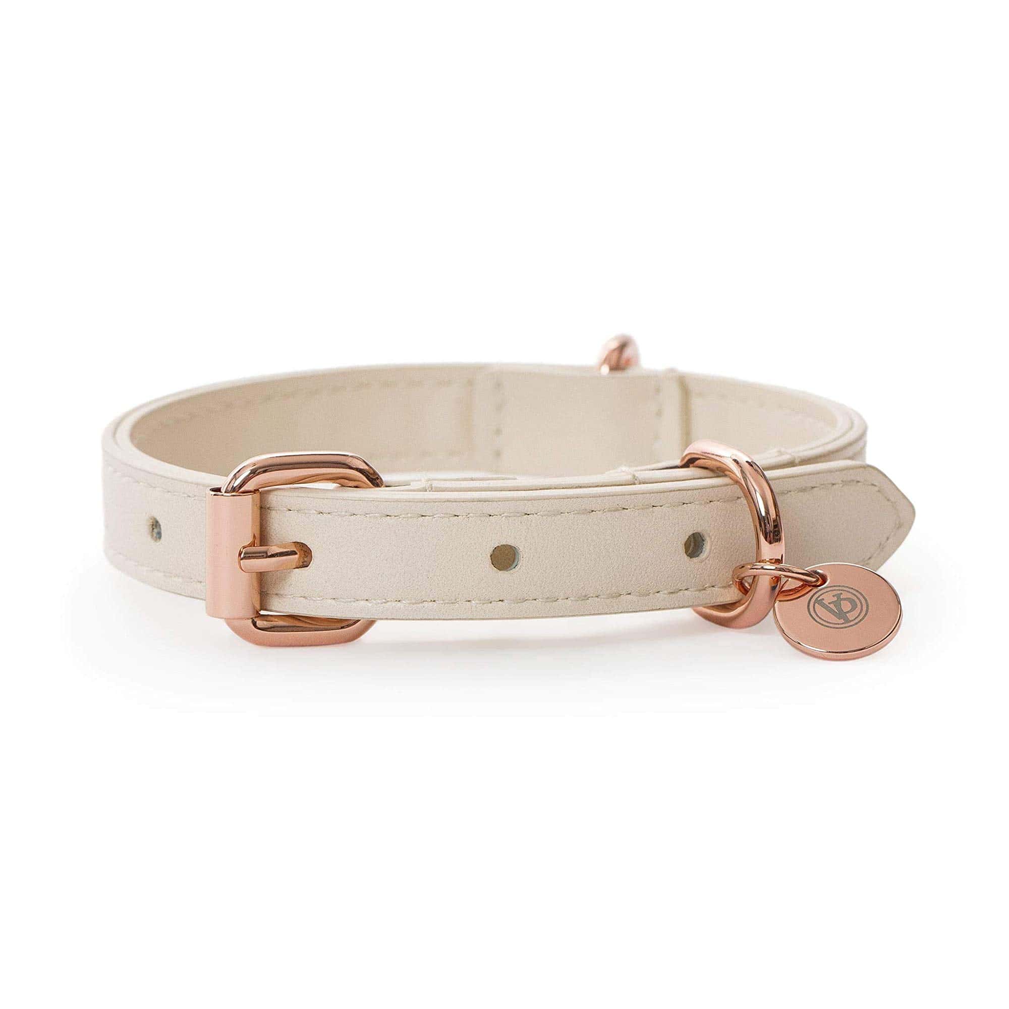 Collar Clásico Lisa Vanderpump Pets - M Crema