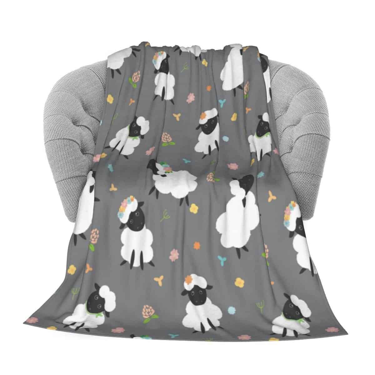 Manta de Lana de Cordero de Oveja Linda Fehuew 50x60 - Imagen 3